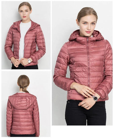 Schicke leichte Daunenjacke