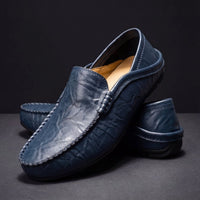 Elias | Bequeme Slip-On Polster-Loafers für stilvolle Auftritte in Dunkelblau