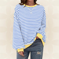 Juliana | Lässiger Oversized-Pullover in Hellblau