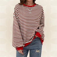 Juliana | Lässiger Oversized-Pullover in Rot