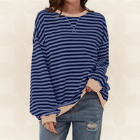 Juliana | Lässiger Oversized-Pullover in Dunkelblau