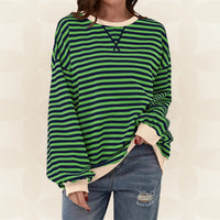Juliana | Lässiger Oversized-Pullover in Dunkelgrün