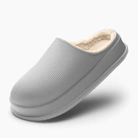 Nicole - Bequeme und warme Sandalen in Grau