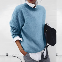 Gabriella - Damenpullover mit weitem Schnitt in Blau
