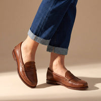Ragna | Klassische Penny Loafer in Braun