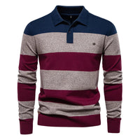 Ralph | Herren Klassischer Strickpullover in Blau