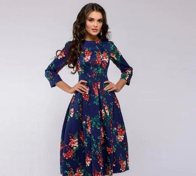 Retrozo – ein edles, mittellanges kleid