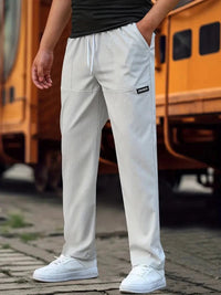 Rutger | Herren Regular Fit Jogginghose mit Kordelzug in Grau