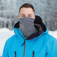 CozyGuard™ Thermo Halswärmer mit schützendem Bandana-Design in Grau
