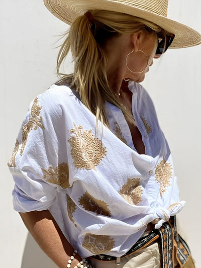 Krista™| Ibiza Style Chic Bluse