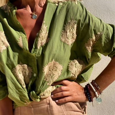 Krista™| Ibiza Style Chic Bluse