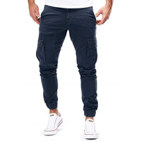 Schmale Cargo-Jogger-Hose für Herren in Marineblau