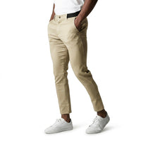 Schmale Chino-Hose für Herren in Khaki