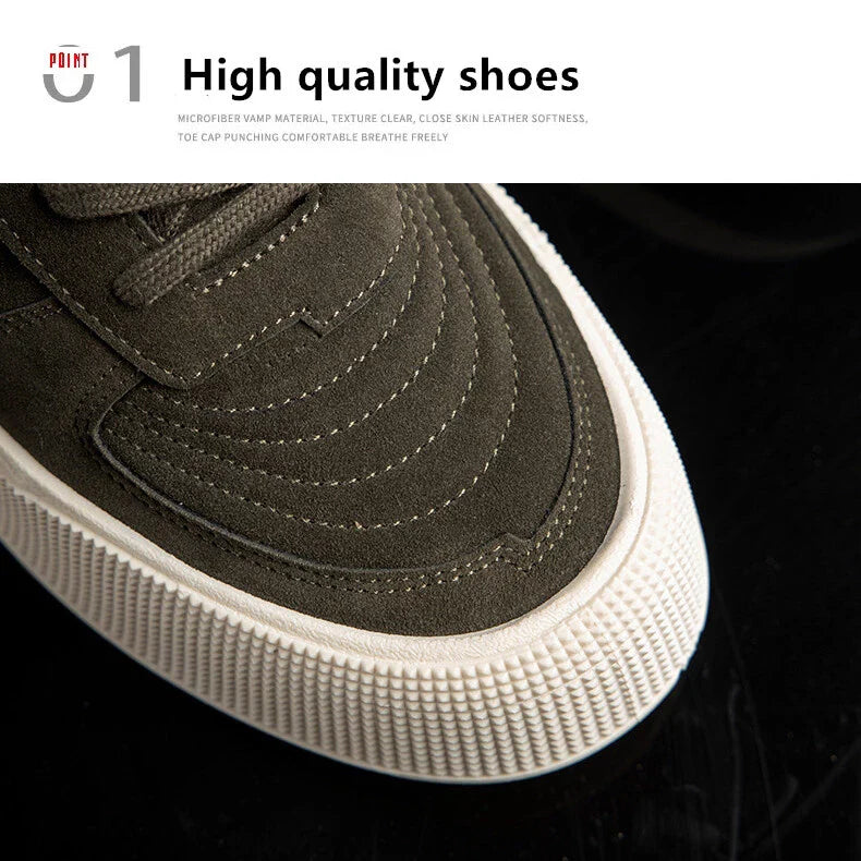 Steinbock - Ultra-bequemer Turnschuhe aus echtem Leder