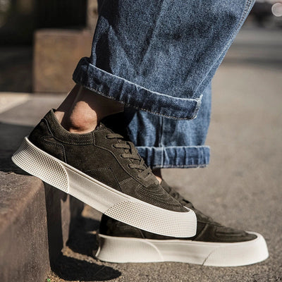 Steinbock - Ultra-bequemer Turnschuhe aus echtem Leder