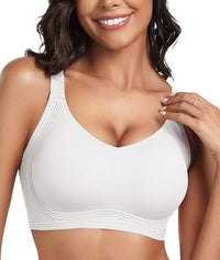 Nora | Seamless Full-Coverage Push-Up BH in White