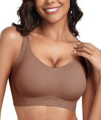 Nora | Seamless Full-Coverage Push-Up BH in Coffee