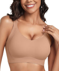 Nora | Seamless Full-Coverage Push-Up BH in Tan