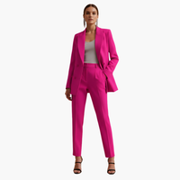 Seraphima | Damen Blazer Anzug Set mit Hose in DunkelRosa