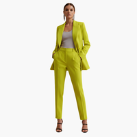 Seraphima | Damen Blazer Anzug Set mit Hose in Gelb