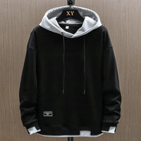 Maxence -  Klassischer Urbaner Hoodie in Schwarz