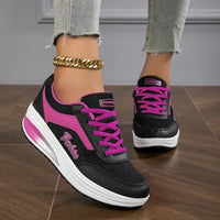Greta | Alltagstaugliche Sneaker in Schwarz/Rosa