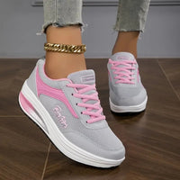 Greta | Alltagstaugliche Sneaker in Grau/Rosa