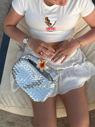 Fudus | Gewebte Mini Tasche Stilvoll & Zeitlos