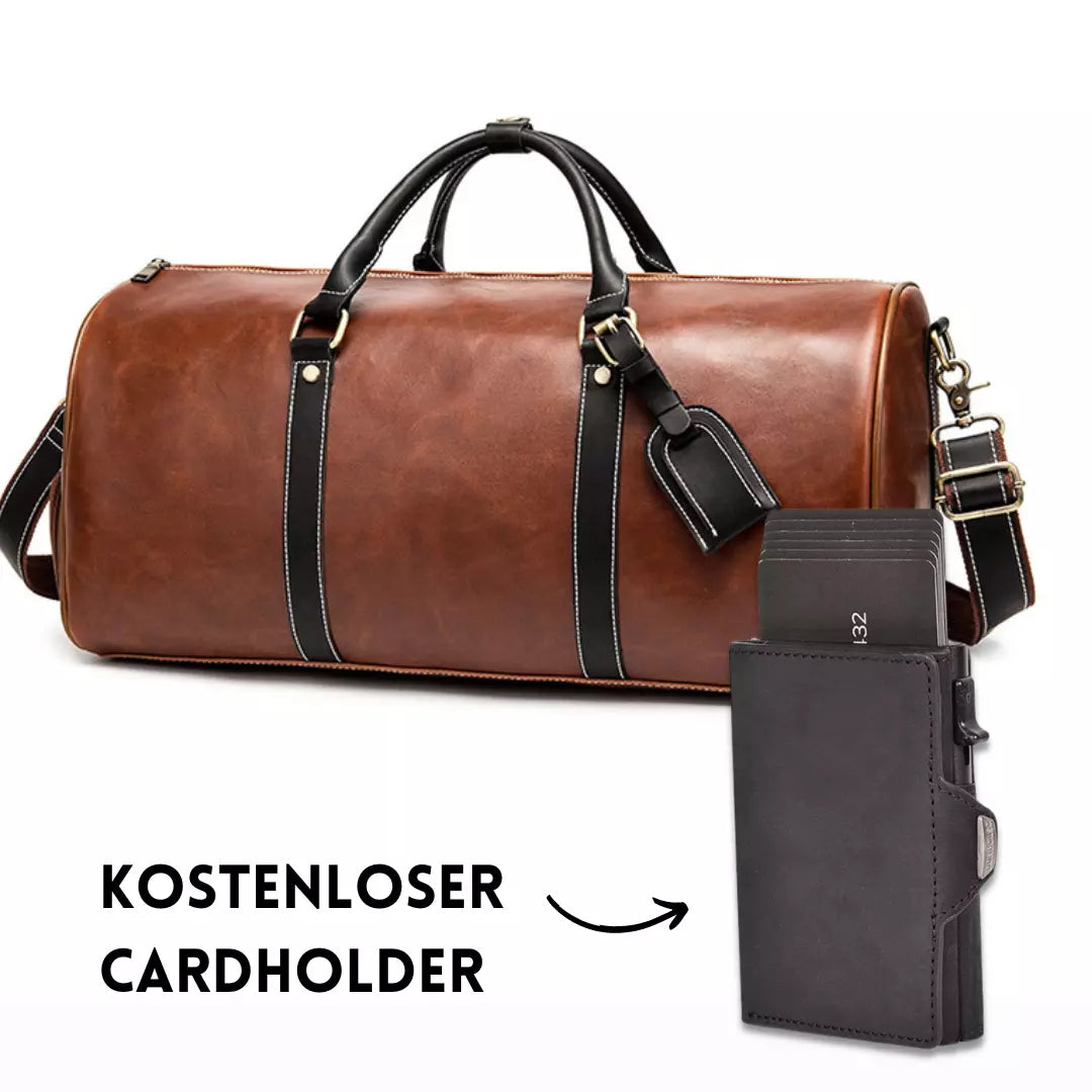 Bündelangebot : Leder Sporttasche & kostenloser Cardholder