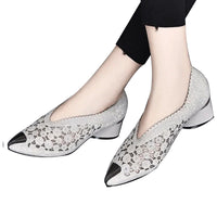 Jane™ - Orthopädische Mesh-Sandalen in Silber