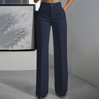 Bibi | Damen-Anzughose mit hoher Taille in Marineblau