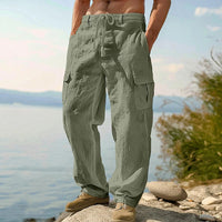 David | Vielseitige Cargo-Sommerhose in Olivgrün