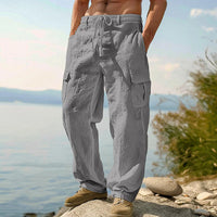 David | Vielseitige Cargo-Sommerhose in Grau