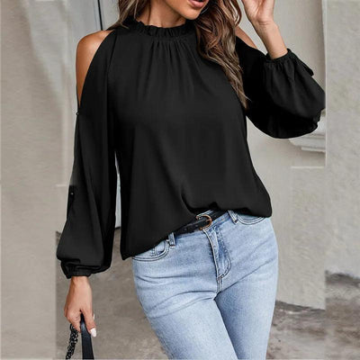 Naira | Stilvolle Bluse mit offenen Schultern
