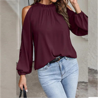 Naira | Stilvolle Bluse mit offenen Schultern