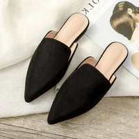 Damen-Mules mit elegantem Design in Schwarz