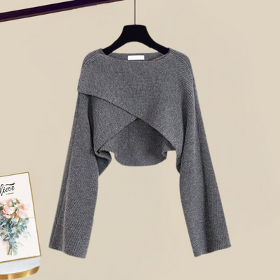 Amélia– Elegantes Strickkleid-Set