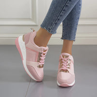 Tamara | Damen Komfort Sneaker mit Schnürung in Rosa