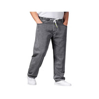 Timo | Herren Denim Jogginghose mit Kordelzug in Grau