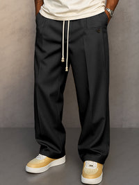 Tobias | Herren Relaxed-Fit Freizeithose in Schwarz