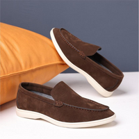 Antoine | Herren Wildleder Slipper Old Money Stil Elegant Distinguished in Braun