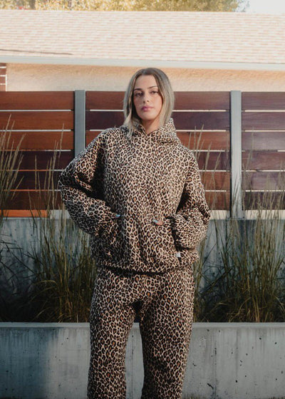Fudus | Leopard Print Hoodie