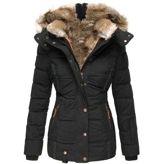 hannaa – pelzgefütterte winterjacke