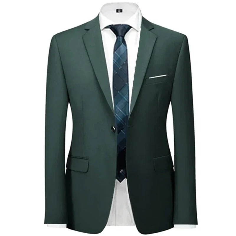 Carlo - Anzugjacke mit Schmaler Passform und Einzelknopf für Männer