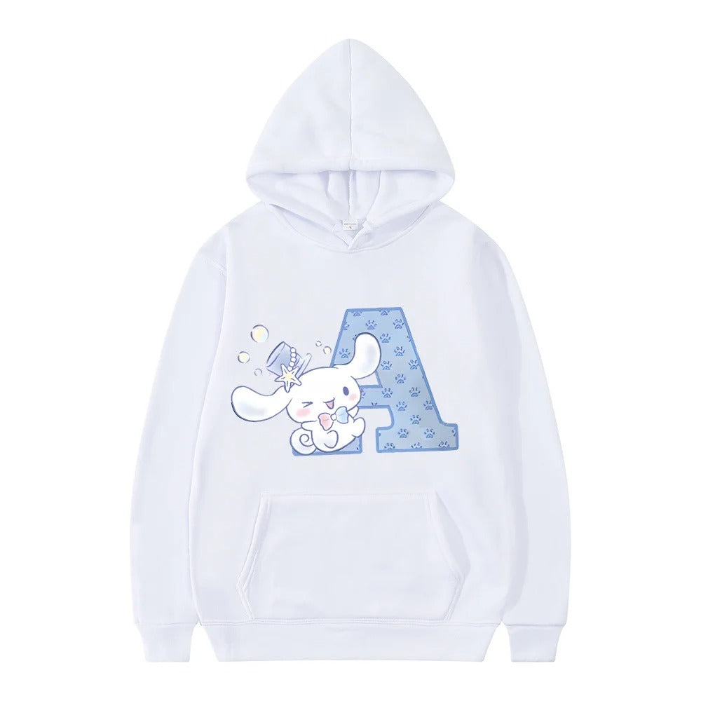 Amada - Kapuzenpullover mit Buchstaben-Print für Damen