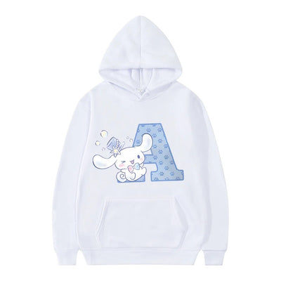 Amada - Kapuzenpullover mit Buchstaben-Print für Damen