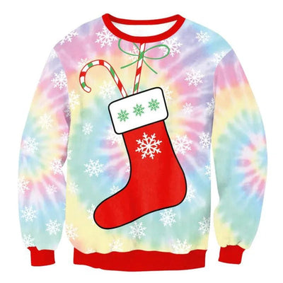 Joris - Warmer Strickpullover mit lustigem 3D-Weihnachtsmotiv für Männer und Frauen