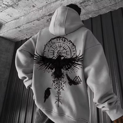 Ragnar - Herren Hoodie mit Wikinger-Motiv