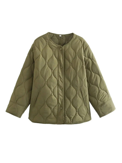 Nora - Damen Oversize-Steppjacke