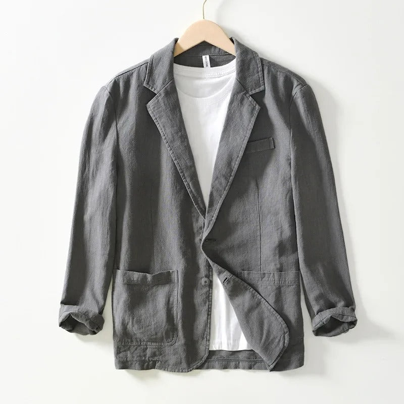 Elias - Herren Leinen-Blazer